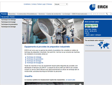 Tablet Screenshot of eirich-france.com